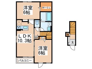 フリーデⅣの物件間取画像